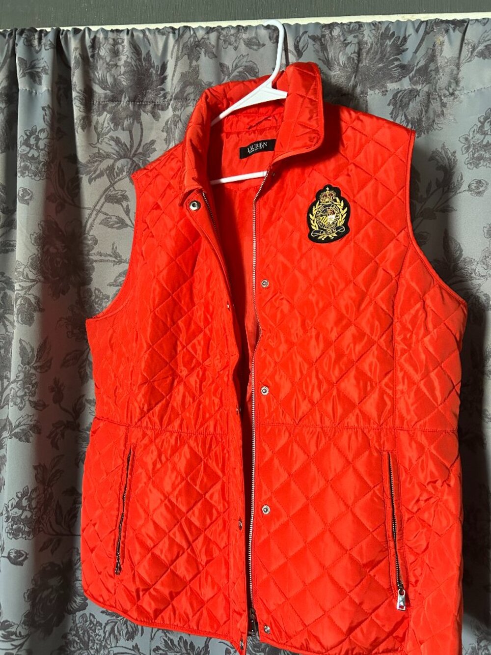 Lauren Ralph Lauren Orange Vest
